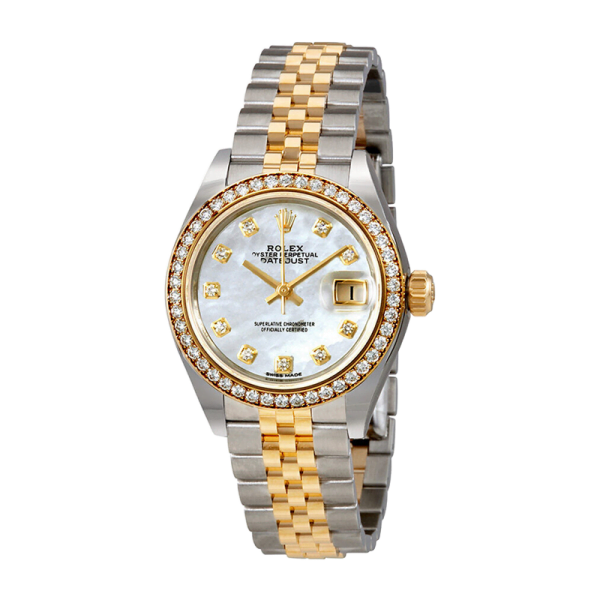 Rolex Datejust m279383rbr-0019 28MM Mother of Pearl Dial Silver-tone Case - Image 2
