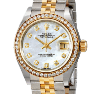 Rolex Datejust m279383rbr-0019 28MM Mother of Pearl Dial Silver-tone Case