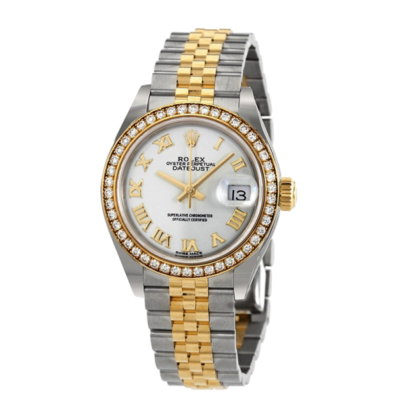 Rolex Datejust m279383rbr-0023 28MM White Dial Silver-tone Case - Image 2