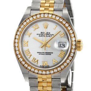 Rolex Datejust m279383rbr-0023 28MM White Dial Silver-tone Case