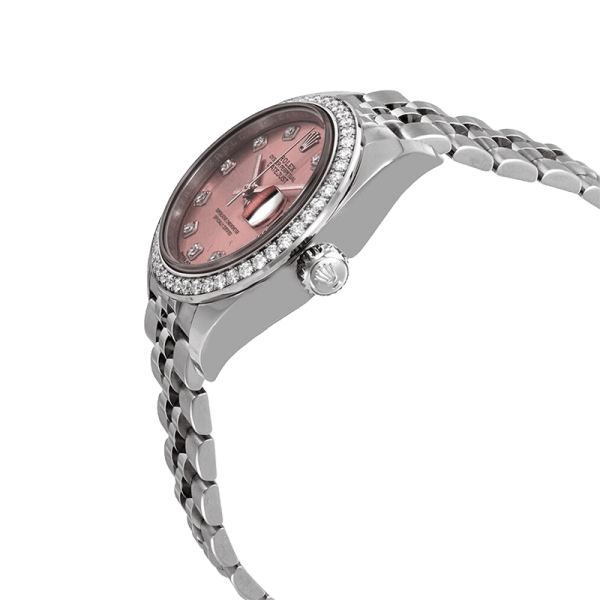 Rolex Datejust m279384rbr-0003 28MM Pink Dial Silver-tone Case - Image 3