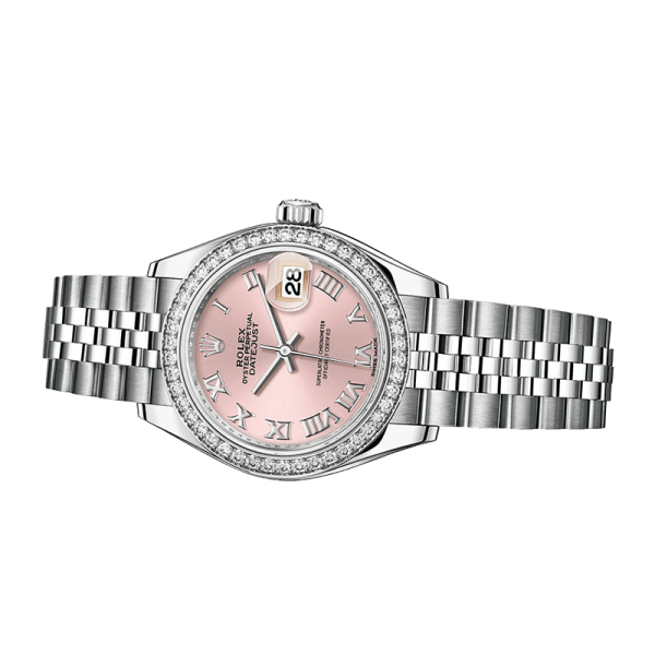 Rolex Datejust m279384rbr-0005 28MM Pink Dial Silver-tone Case - Image 3