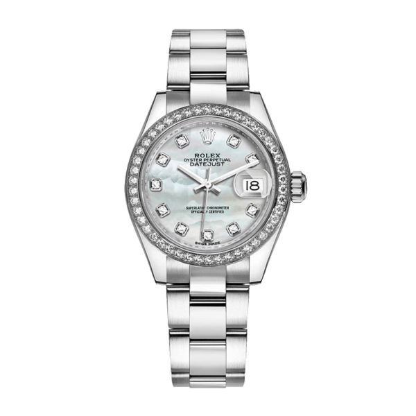 Rolex Datejust m279384rbr-0012 28MM Mother of Pearl Dial Silver-tone Case - Image 2