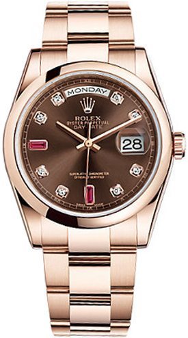 Rolex Day-Date 36 Gold Men’s Watch 118205