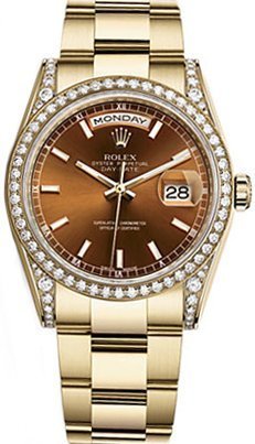 Rolex Day-Date 36 Gold Men’s Watch 118388
