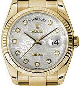 Rolex Day-Date 36 Men’s Luxury Gold Watch 118238