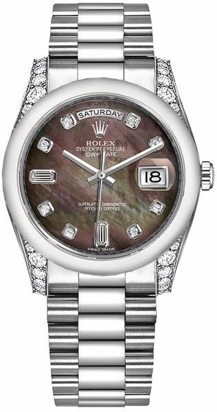 Rolex Day-Date 36 Platinum Men’s Watch 118296
