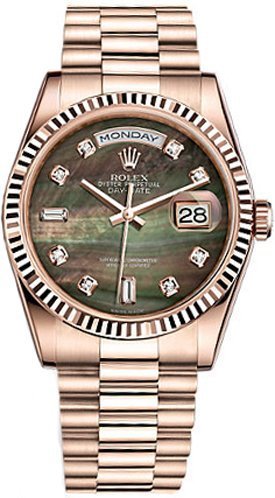 Rolex Day-Date 36 Solid 18K Rose Gold Men’s Watch 118235