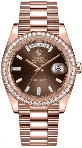 Rolex Day-Date 40 Diamond Hour Markers Men’s Watch 228345RBR