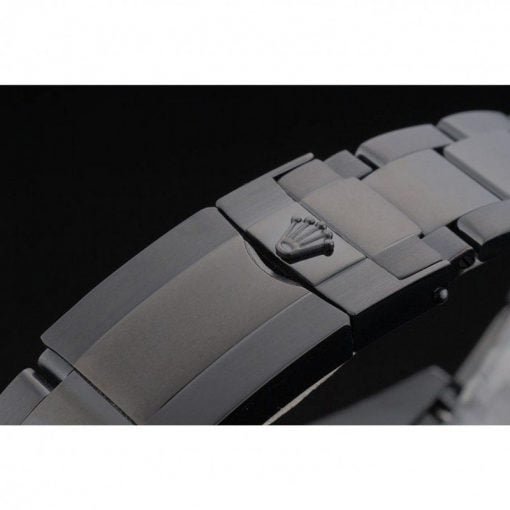 Rolex Daytona Black Ion Plated Tachymeter Black Stainless Steel Strap Green Dial 80246 - Image 5