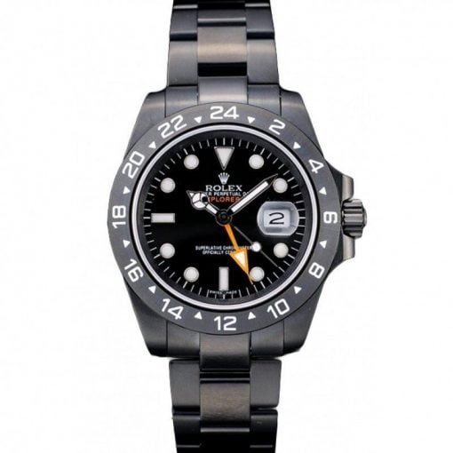 Rolex Explorer Black Ceramic Bezel Black Dial Watch 98239