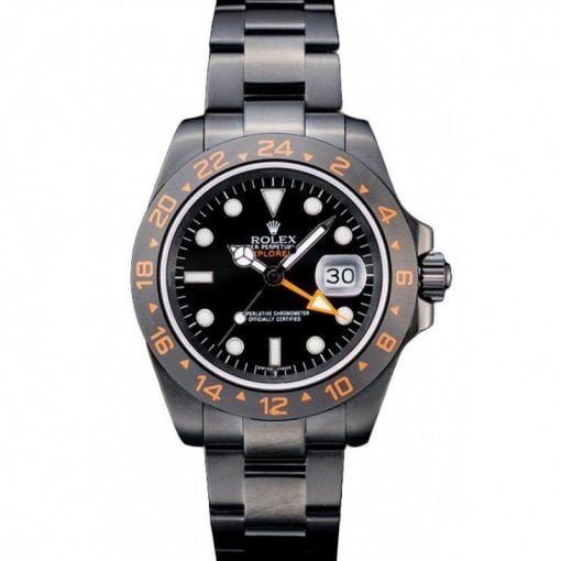 Rolex Explorer Black Ceramic Bezel Black Dial Watch 98240