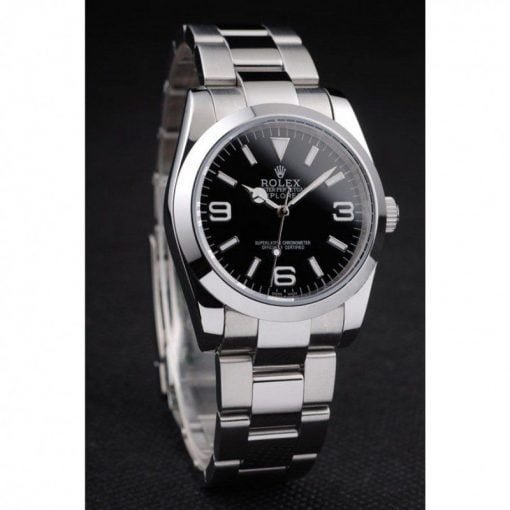 Rolex Explorer Polished Stainless Steel Black Dial 98087 - Image 2