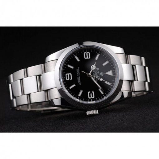 Rolex Explorer Polished Stainless Steel Black Dial 98087 - Image 3