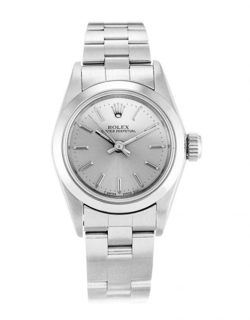 Rolex Lady Oyster Perpetual 26mm Silver 67180