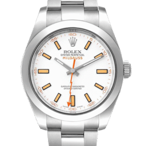 Rolex Milgauss 116400-72400 40MM White Dial Silver-tone Case