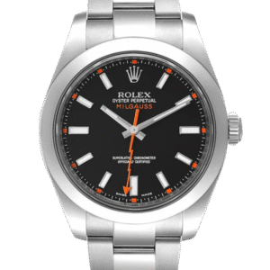 Rolex Milgauss 116400BKSO 40MM Black Dial Silver-tone Case