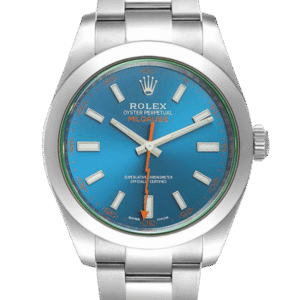 Rolex Milgauss m116400gv-0002 40MM Blue Dial Silver-tone Case