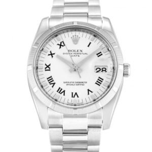 Rolex Oyster Perpetual Date 34mm White 115210