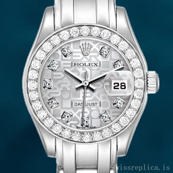 Rolex Pearlmaster 29mm Ladies 80299-0073 Silver-tone Bracelet