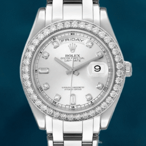 Rolex Pearlmaster 36mm 18946 Unisex Stainless Steel Silver-tone