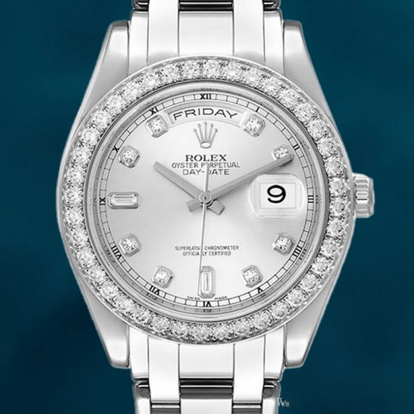 Rolex Pearlmaster 36mm 18946 Unisex Stainless Steel Silver-tone