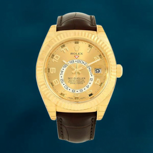 Rolex Sky-dweller 41mm Men’s 326138 Watch Gold-tone - Image 3