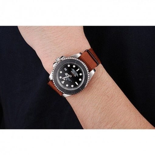 Rolex Submariner STEALTH MK III Brown Fabric Band rl425 621387 - Image 9