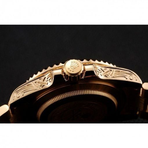 Rolex Submariner Skull Limited Edition Black Dial Gold Case And Bracelet 1454071 - Image 8