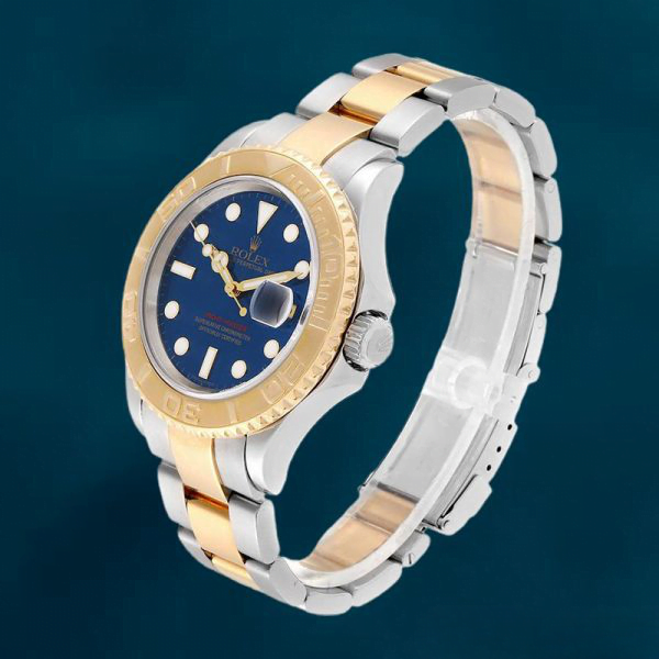 Rolex Yacht-master 16623BLSO 40mm Men’s Oyster Bracelet Stainless Steel - Image 3